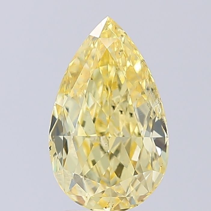 Loose Diamond - PEAR 2.52ct Fancy Intense Yellow SI1: Loose Diamond - PEAR 2.52ct Fancy Intense Yellow SI1 Source: This is a real non-mined Diamond that has been grown in a lab Shape: PEAR Carats: 2.52 Color: Fancy Intense Yellow Certification: IGI Video