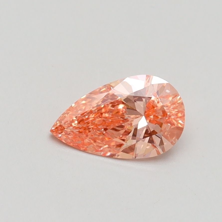 Loose Diamond - PEAR 0.5ct Fancy Vivid Pink VS2: Loose Diamond - PEAR 0.5ct Fancy Vivid Pink VS2 Source: This is a real non-mined Diamond that has been grown in a lab Shape: PEAR Carats: 0.5 Color: Fancy Vivid Pink Certification: IGI Video: