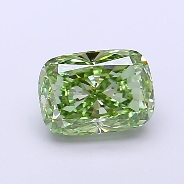 Loose Diamond - CUSHION MODIFIED 1.02ct Fancy Vivid Green VS2: Loose Diamond - CUSHION MODIFIED 1.02ct Fancy Vivid Green VS2 Source: This is a real non-mined Diamond that has been grown in a lab Shape: CUSHION MODIFIED Carats: 1.02 Color: Fancy Vivid Green Certif