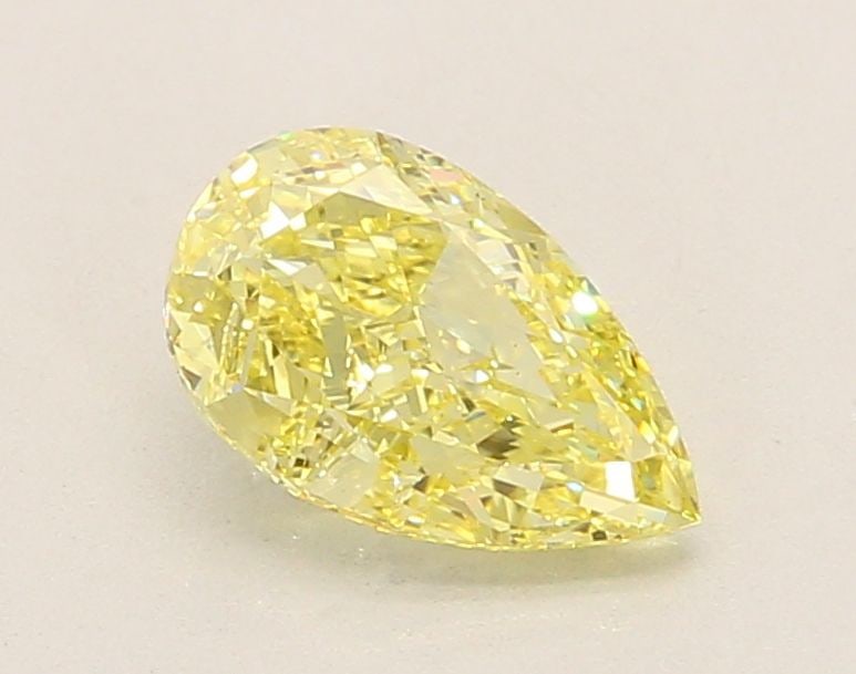 Loose Diamond - PEAR 1.38ct Fancy Intense Yellow VS1: Loose Diamond - PEAR 1.38ct Fancy Intense Yellow VS1 Source: This is a real non-mined Diamond that has been grown in a lab Shape: PEAR Carats: 1.38 Color: Fancy Intense Yellow Certification: IGI Video