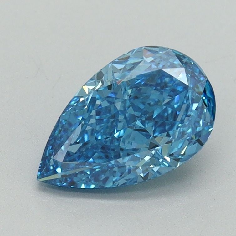 Loose Diamond - PEAR 1.06ct Fancy Vivid Blue VS2: Loose Diamond - PEAR 1.06ct Fancy Vivid Blue VS2 Source: This is a real non-mined Diamond that has been grown in a lab Shape: PEAR Carats: 1.06 Color: Fancy Vivid Blue Certification: IGI Video: