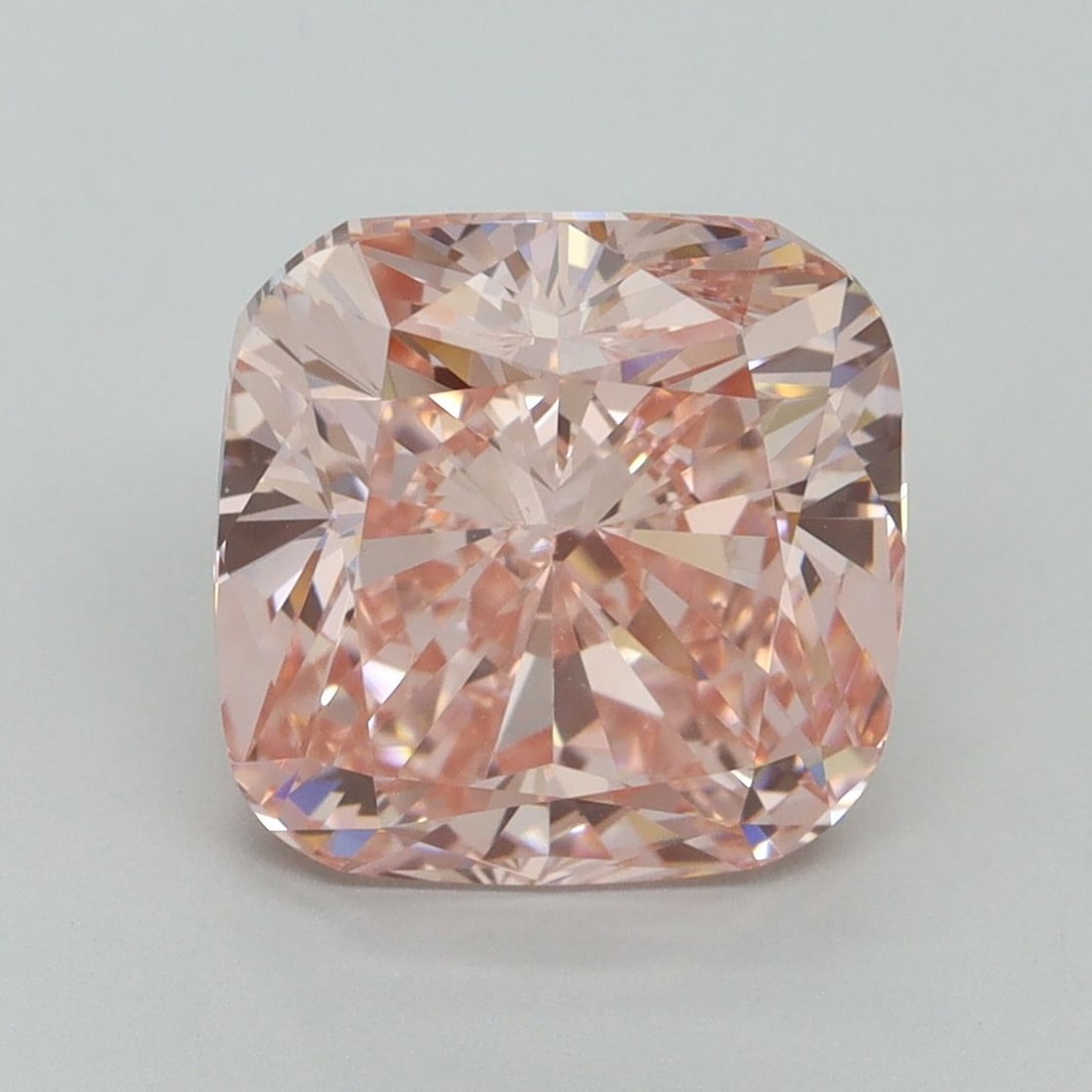 Loose Diamond - CUSHION BRILLIANT 5.01ct Fancy Intense Pink VS1: Loose Diamond - CUSHION BRILLIANT 5.01ct Fancy Intense Pink VS1 Source: This is a real non-mined Diamond that has been grown in a lab Shape: CUSHION BRILLIANT Carats: 5.01 Color: Fancy Intense Pink Ce