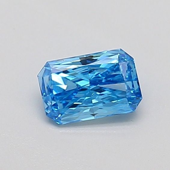 Loose Diamond - RADIANT 0.38ct Fancy Vivid Blue VS1: Loose Diamond - RADIANT 0.38ct Fancy Vivid Blue VS1 Source: This is a real non-mined Diamond that has been grown in a lab Shape: RADIANT Carats: 0.38 Color: Fancy Vivid Blue Certification: IGI Video: