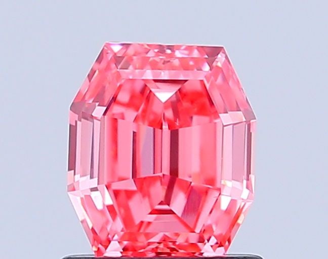 Loose Diamond - OCTAGONAL 1.0ct Fancy Vivid Pink VS2: Loose Diamond - OCTAGONAL 1.0ct Fancy Vivid Pink VS2 Source: This is a real non-mined Diamond that has been grown in a lab Shape: OCTAGONAL Carats: 1.0 Color: Fancy Vivid Pink Certification: IGI Video