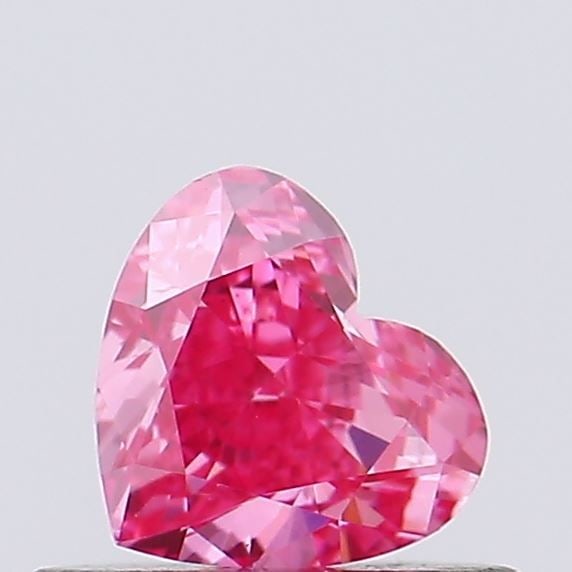 Loose Diamond - HEART 0.43ct Fancy Vivid Pink VS1: Loose Diamond - HEART 0.43ct Fancy Vivid Pink VS1 Source: This is a real non-mined Diamond that has been grown in a lab Shape: HEART Carats: 0.43 Color: Fancy Vivid Pink Certification: IGI Video: