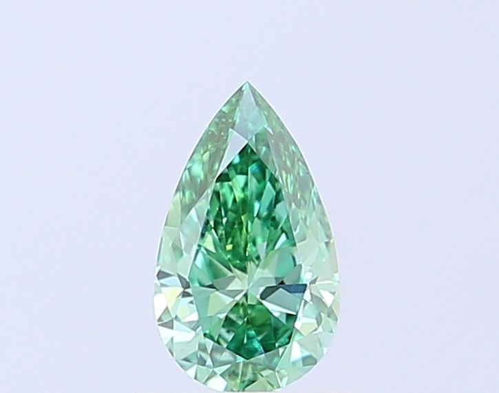 Loose Diamond - PEAR 0.71ct Fancy Green VS1: Loose Diamond - PEAR 0.71ct Fancy Green VS1 Source: This is a real non-mined Diamond that has been grown in a lab Shape: PEAR Carats: 0.71 Color: Fancy Green Certification: NONE Video: