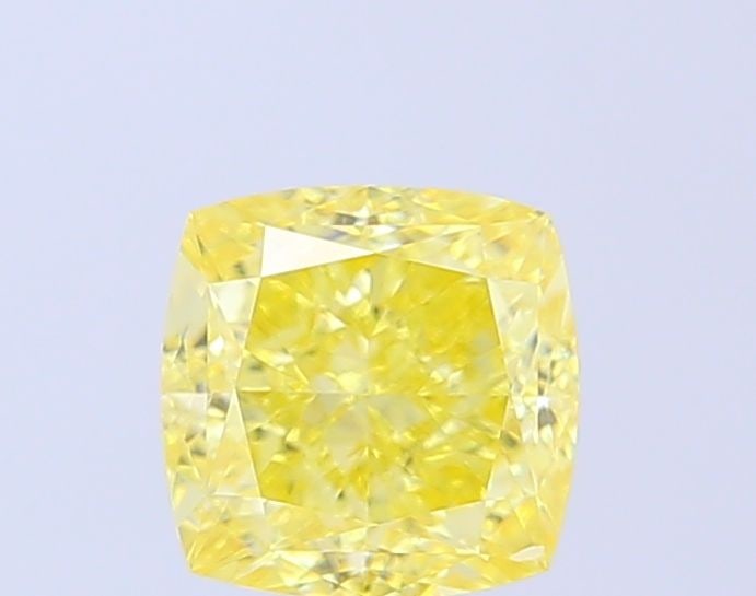 Loose Diamond - CUSHION MODIFIED 2.08ct Fancy Intense Yellow VVS2: Loose Diamond - CUSHION MODIFIED 2.08ct Fancy Intense Yellow VVS2 Source: This is a real non-mined Diamond that has been grown in a lab Shape: CUSHION MODIFIED Carats: 2.08 Color: Fancy Intense Yellow