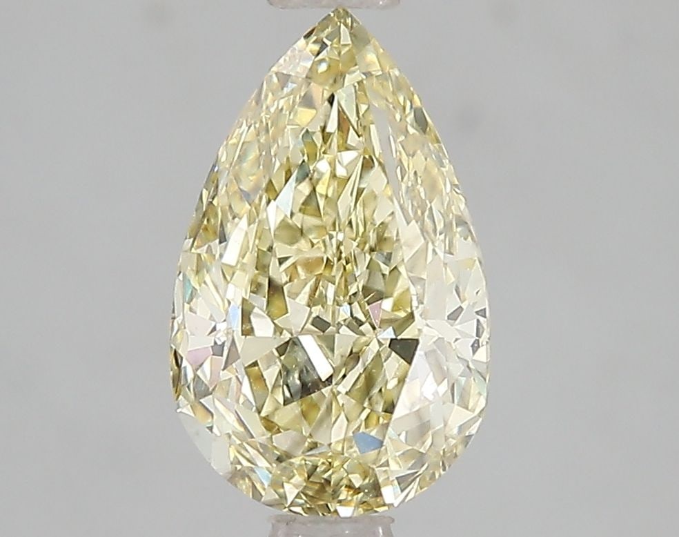 Loose Diamond - PEAR 2.02ct Fancy Intense Yellow VS2: Loose Diamond - PEAR 2.02ct Fancy Intense Yellow VS2 Source: This is a real non-mined Diamond that has been grown in a lab Shape: PEAR Carats: 2.02 Color: Fancy Intense Yellow Certification: IGI Video