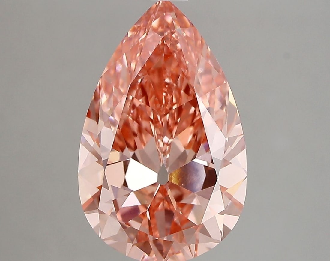 Loose Diamond - PEAR 4.01ct Fancy Vivid Pink VVS2: Loose Diamond - PEAR 4.01ct Fancy Vivid Pink VVS2 Source: This is a real non-mined Diamond that has been grown in a lab Shape: PEAR Carats: 4.01 Color: Fancy Vivid Pink Certification: IGI Video: