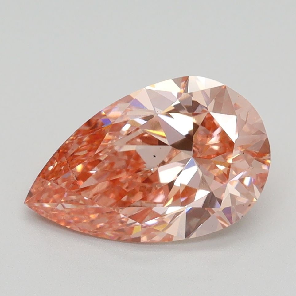 Loose Diamond - PEAR 2.12ct Fancy Intense Pink SI2: Loose Diamond - PEAR 2.12ct Fancy Intense Pink SI2 Source: This is a real non-mined Diamond that has been grown in a lab Shape: PEAR Carats: 2.12 Color: Fancy Intense Pink Certification: IGI Video: