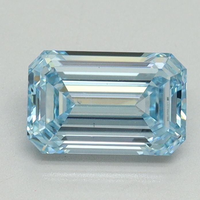 Loose Diamond - EMERALD 1.12ct Fancy Intense Blue VS1: Loose Diamond - EMERALD 1.12ct Fancy Intense Blue VS1 Source: This is a real non-mined Diamond that has been grown in a lab Shape: EMERALD Carats: 1.12 Color: Fancy Intense Blue Certification: IGI Vid