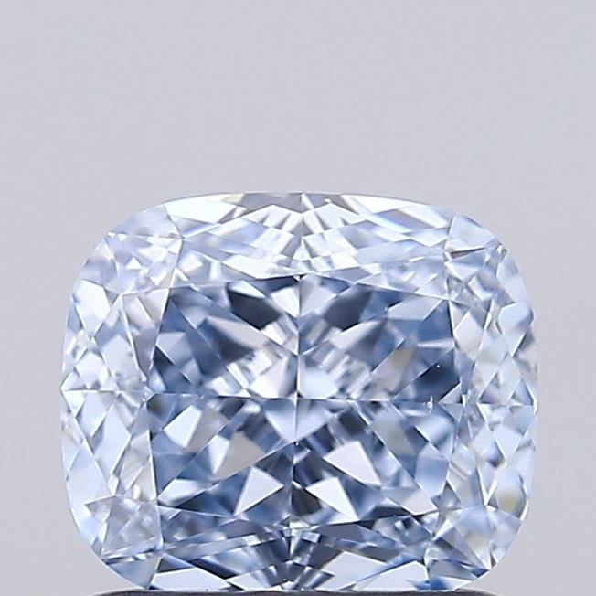 Loose Diamond - CUSHION MODIFIED 1.12ct Fancy Blue VS1: Loose Diamond - CUSHION MODIFIED 1.12ct Fancy Blue VS1 Source: This is a real non-mined Diamond that has been grown in a lab Shape: CUSHION MODIFIED Carats: 1.12 Color: Fancy Blue Certification: IGI V