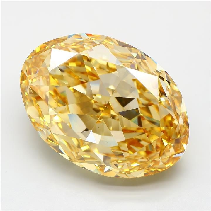 Loose Diamond - OVAL 45.18ct Fancy Intense Yellow VS1 (1 of 1)