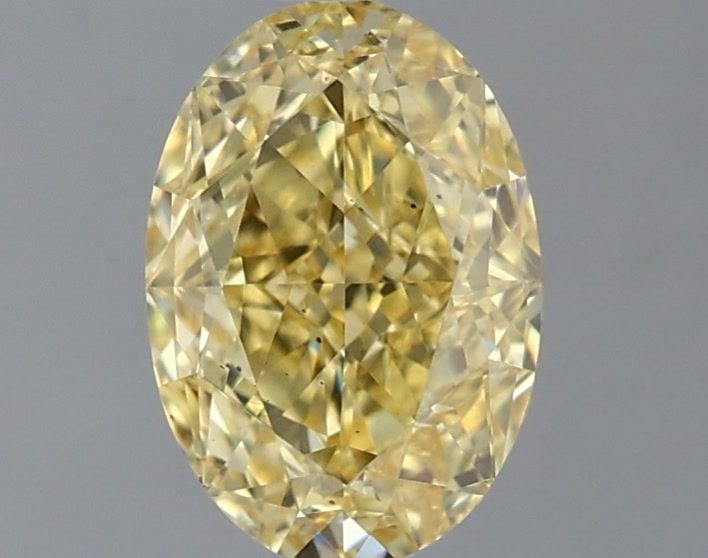 Loose Diamond - OVAL 1.37ct Fancy Intense Yellow VS2: Loose Diamond - OVAL 1.37ct Fancy Intense Yellow VS2 Source: This is a real non-mined Diamond that has been grown in a lab Shape: OVAL Carats: 1.37 Color: Fancy Intense Yellow Certification: IGI Video