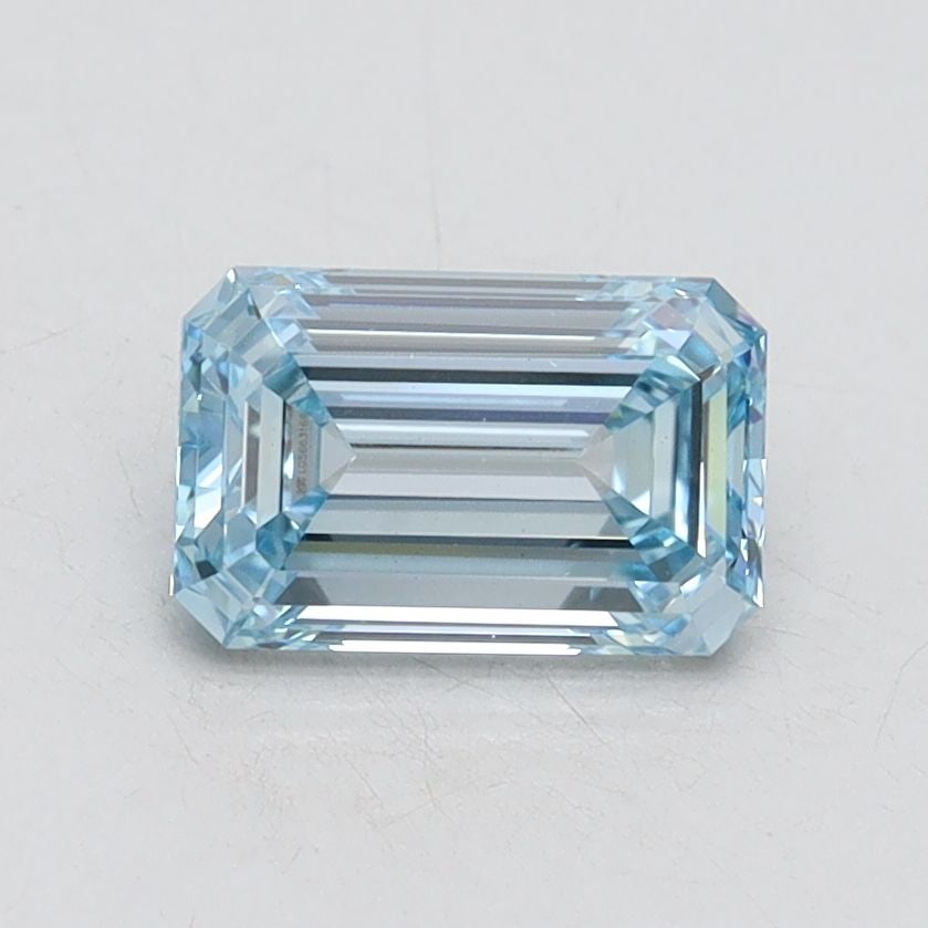 Loose Diamond - EMERALD 1.0ct Fancy Intense Blue VS1: Loose Diamond - EMERALD 1.0ct Fancy Intense Blue VS1 Source: This is a real non-mined Diamond that has been grown in a lab Shape: EMERALD Carats: 1.0 Color: Fancy Intense Blue Certification: IGI Video
