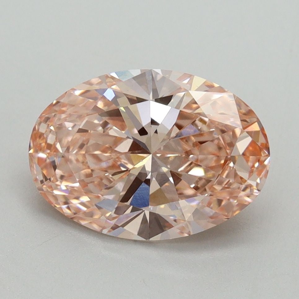 Loose Diamond - OVAL 2.18ct Fancy Vivid Pink VS1: Loose Diamond - OVAL 2.18ct Fancy Vivid Pink VS1 Source: This is a real non-mined Diamond that has been grown in a lab Shape: OVAL Carats: 2.18 Color: Fancy Vivid Pink Certification: IGI Video: