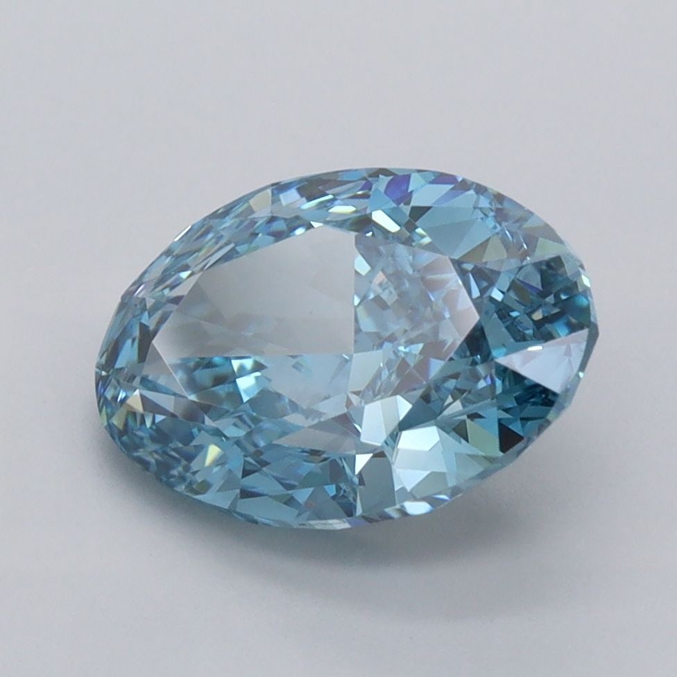 Loose Diamond - OVAL 3.07ct Fancy Vivid Blue VS1: Loose Diamond - OVAL 3.07ct Fancy Vivid Blue VS1 Source: This is a real non-mined Diamond that has been grown in a lab Shape: OVAL Carats: 3.07 Color: Fancy Vivid Blue Certification: IGI Video: