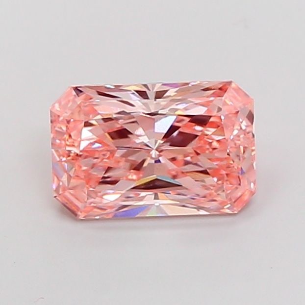 Loose Diamond - RADIANT 4.0ct Fancy Vivid Pink VS1: Loose Diamond - RADIANT 4.0ct Fancy Vivid Pink VS1 Source: This is a real non-mined Diamond that has been grown in a lab Shape: RADIANT Carats: 4.0 Color: Fancy Vivid Pink Certification: IGI Video: