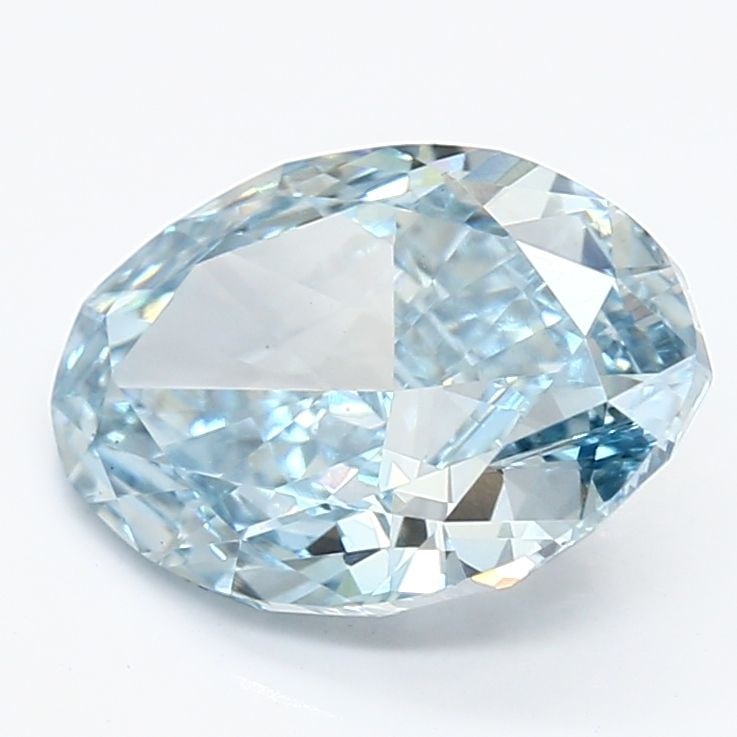 Loose Diamond - OVAL 2.59ct Fancy Vivid Blue VS1: Loose Diamond - OVAL 2.59ct Fancy Vivid Blue VS1 Source: This is a real non-mined Diamond that has been grown in a lab Shape: OVAL Carats: 2.59 Color: Fancy Vivid Blue Certification: IGI Video: