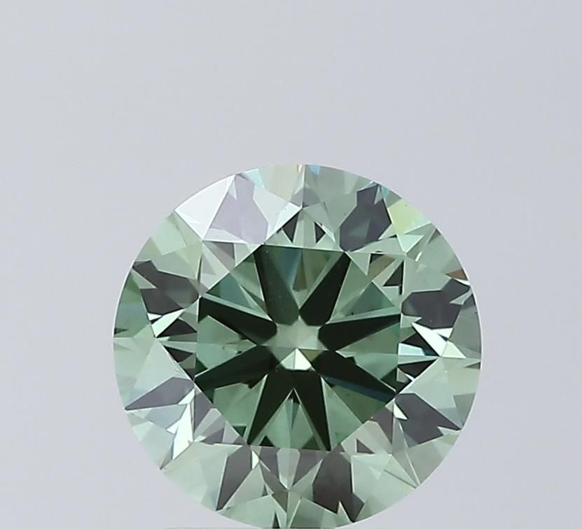 Loose Diamond - ROUND 2.01ct Fancy Vivid Green VS1: Loose Diamond - ROUND 2.01ct Fancy Vivid Green VS1 Source: This is a real non-mined Diamond that has been grown in a lab Shape: ROUND Carats: 2.01 Color: Fancy Vivid Green Certification: IGI Video:
