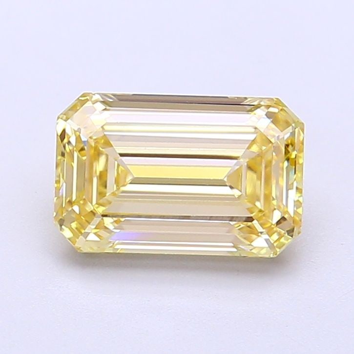 Loose Diamond - EMERALD 1.83ct Fancy Light Yellow VS1: Loose Diamond - EMERALD 1.83ct Fancy Light Yellow VS1 Source: This is a real non-mined Diamond that has been grown in a lab Shape: EMERALD Carats: 1.83 Color: Fancy Light Yellow Certification: IGI PLE
