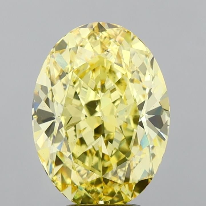 Loose Diamond - OVAL 5.53ct Fancy Intense Yellow VS2: Loose Diamond - OVAL 5.53ct Fancy Intense Yellow VS2 Source: This is a real non-mined Diamond that has been grown in a lab Shape: OVAL Carats: 5.53 Color: Fancy Intense Yellow Certification: IGI Video