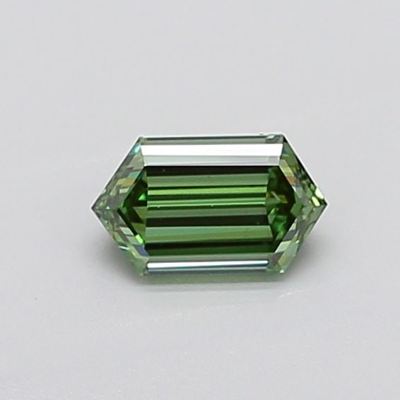 Loose Diamond - HEXAGONAL 0.79ct Fancy Vivid Green VS1: Loose Diamond - HEXAGONAL 0.79ct Fancy Vivid Green VS1 Source: This is a real non-mined Diamond that has been grown in a lab Shape: HEXAGONAL Carats: 0.79 Color: Fancy Vivid Green Certification: IGI P