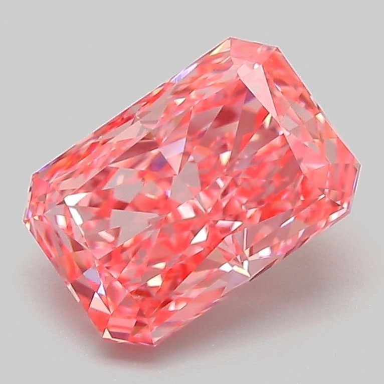 Loose Diamond - RADIANT 2.05ct Fancy Vivid Pink VVS2: Loose Diamond - RADIANT 2.05ct Fancy Vivid Pink VVS2 Source: This is a real non-mined Diamond that has been grown in a lab Shape: RADIANT Carats: 2.05 Color: Fancy Vivid Pink Certification: IGI Video: