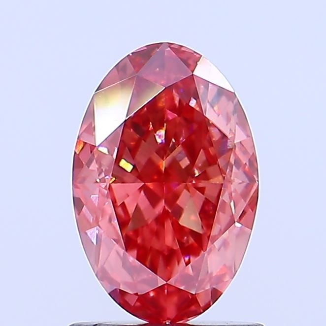 Loose Diamond - OVAL 1.43ct Fancy Vivid Pink VS1: Loose Diamond - OVAL 1.43ct Fancy Vivid Pink VS1 Source: This is a real non-mined Diamond that has been grown in a lab Shape: OVAL Carats: 1.43 Color: Fancy Vivid Pink Certification: NONE Video: