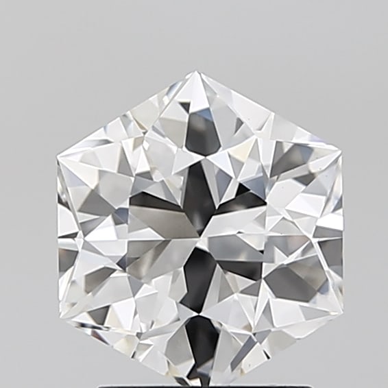 Loose Diamond - HEXAGONAL 2.17ct E VVS2: Loose Diamond - HEXAGONAL 2.17ct E VVS2 Source: This is a real non-mined Diamond that has been grown in a lab Shape: HEXAGONAL Carats: 2.17 Color: E Clarity: VVS2 Certification: IGI Condition: Pre-Own