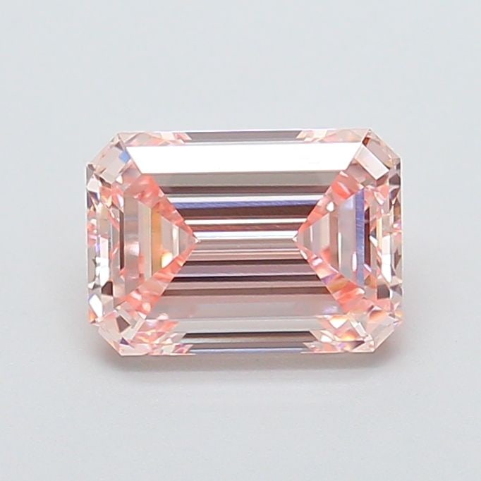 Loose Diamond - EMERALD 2.09ct Fancy Pink VVS2: Loose Diamond - EMERALD 2.09ct Fancy Pink VVS2 Source: This is a real non-mined Diamond that has been grown in a lab Shape: EMERALD Carats: 2.09 Color: Fancy Pink Certification: IGI Video: