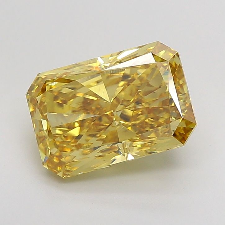 Loose Diamond - RADIANT 4.5ct Fancy Vivid Yellow VS1: Loose Diamond - RADIANT 4.5ct Fancy Vivid Yellow VS1 Source: This is a real non-mined Diamond that has been grown in a lab Shape: RADIANT Carats: 4.5 Color: Fancy Vivid Yellow Certification: IGI Video