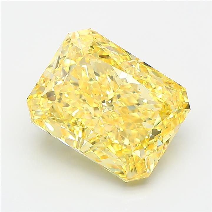 Loose Diamond - RADIANT 4.02ct Fancy Vivid Yellow VS2: Loose Diamond - RADIANT 4.02ct Fancy Vivid Yellow VS2 Source: This is a real non-mined Diamond that has been grown in a lab Shape: RADIANT Carats: 4.02 Color: Fancy Vivid Yellow Certification: IGI Vid
