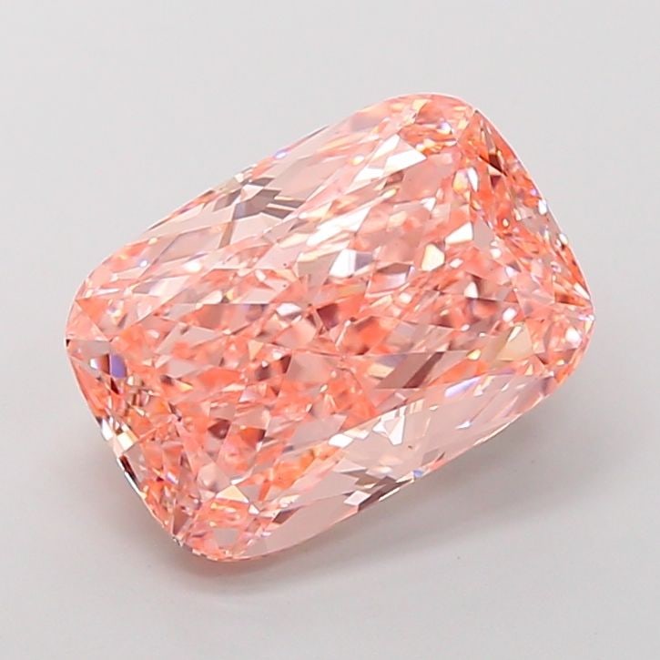 Loose Diamond - CUSHION MODIFIED 8.08ct Fancy Intense Orangey Pink VS1: Loose Diamond - CUSHION MODIFIED 8.08ct Fancy Intense Orangey Pink VS1 Source: This is a real non-mined Diamond that has been grown in a lab Shape: CUSHION MODIFIED Carats: 8.08 Color: Fancy Intense O