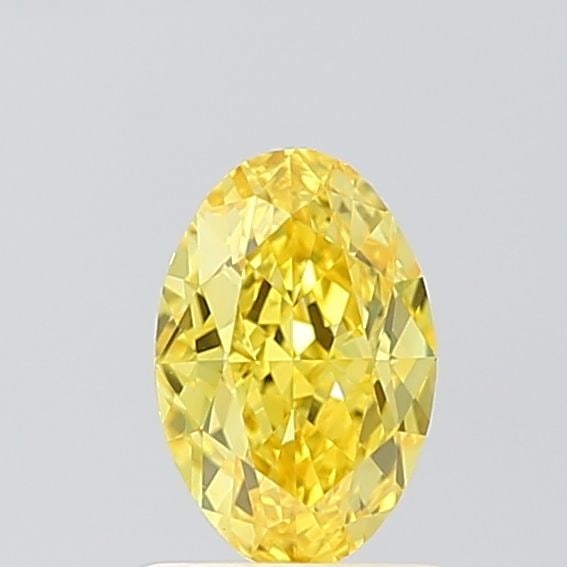 Loose Diamond - OVAL 1.06ct Fancy Vivid Yellow VS1: Loose Diamond - OVAL 1.06ct Fancy Vivid Yellow VS1 Source: This is a real non-mined Diamond that has been grown in a lab Shape: OVAL Carats: 1.06 Color: Fancy Vivid Yellow Certification: IGI Video: