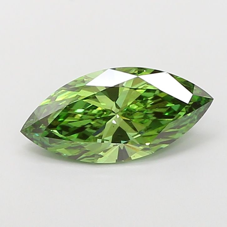 Loose Diamond - MARQUISE 2.0ct Fancy Vivid Green VS2: Loose Diamond - MARQUISE 2.0ct Fancy Vivid Green VS2 Source: This is a real non-mined Diamond that has been grown in a lab Shape: MARQUISE Carats: 2.0 Color: Fancy Vivid Green Certification: IGI PLEAS