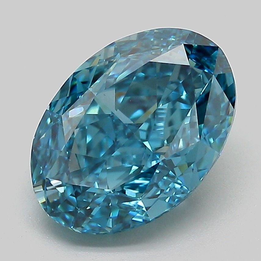 Loose Diamond - OVAL 3.48ct Fancy Vivid Blue VVS2: Loose Diamond - OVAL 3.48ct Fancy Vivid Blue VVS2 Source: This is a real non-mined Diamond that has been grown in a lab Shape: OVAL Carats: 3.48 Color: Fancy Vivid Blue Certification: IGI Video: