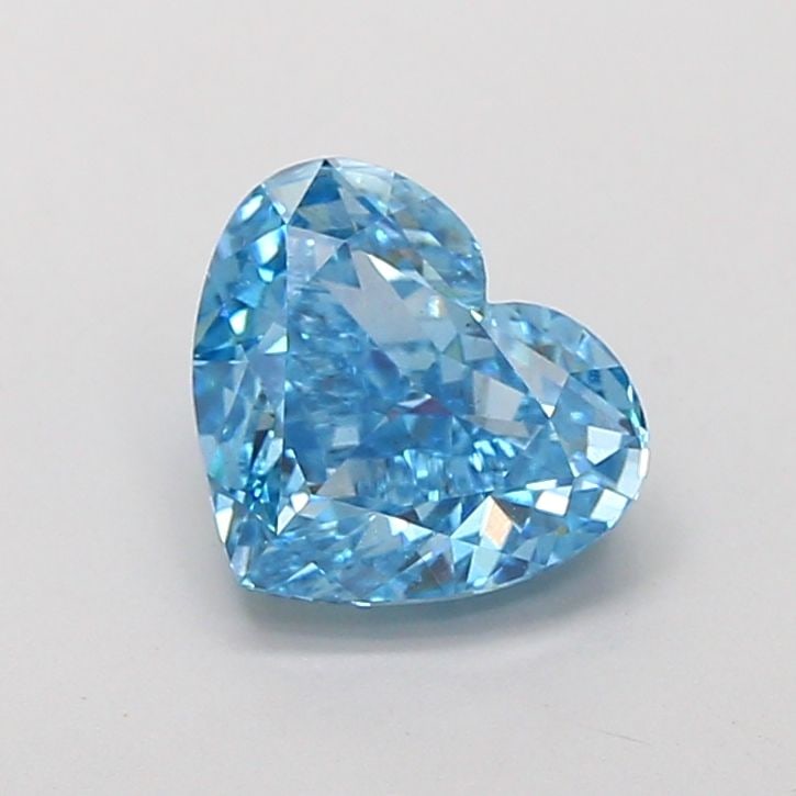 Loose Diamond - HEART 2.54ct Fancy Vivid Blue VS2: Loose Diamond - HEART 2.54ct Fancy Vivid Blue VS2 Source: This is a real non-mined Diamond that has been grown in a lab Shape: HEART Carats: 2.54 Color: Fancy Vivid Blue Certification: IGI Video: