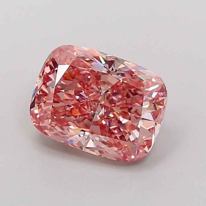 Loose Diamond - CUSHION MODIFIED 2.5ct Fancy Vivid Brownish Pink VS1: Loose Diamond - CUSHION MODIFIED 2.5ct Fancy Vivid Brownish Pink VS1 Source: This is a real non-mined Diamond that has been grown in a lab Shape: CUSHION MODIFIED Carats: 2.5 Color: Fancy Vivid Browni