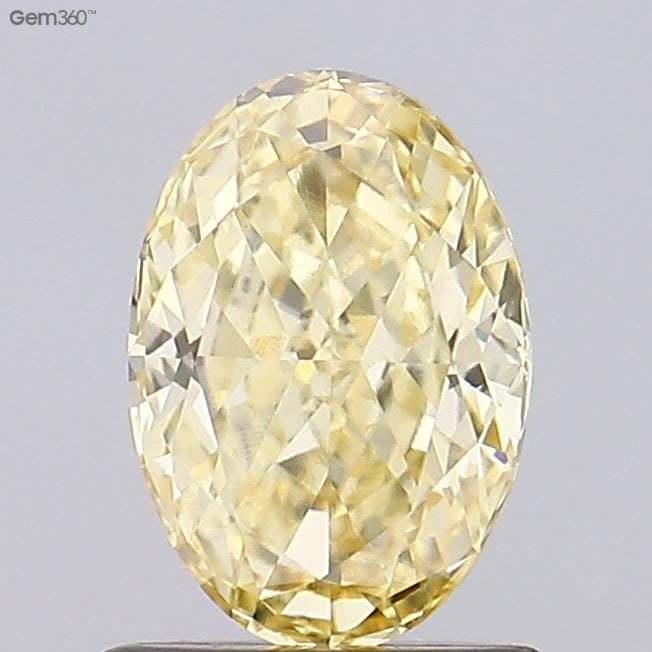 Loose Diamond - OVAL 1.04ct Fancy Intense Yellow VVS2: Loose Diamond - OVAL 1.04ct Fancy Intense Yellow VVS2 Source: This is a real non-mined Diamond that has been grown in a lab Shape: OVAL Carats: 1.04 Color: Fancy Intense Yellow Certification: IGI Vide