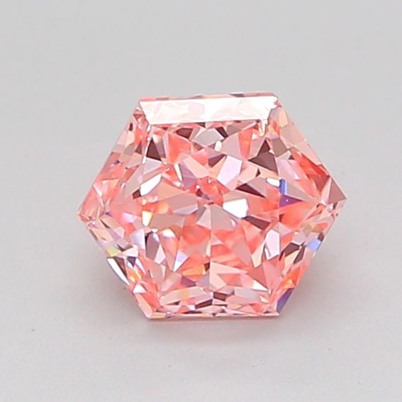 Loose Diamond - HEXAGONAL 0.9ct Fancy Vivid Pink VVS2: Loose Diamond - HEXAGONAL 0.9ct Fancy Vivid Pink VVS2 Source: This is a real non-mined Diamond that has been grown in a lab Shape: HEXAGONAL Carats: 0.9 Color: Fancy Vivid Pink Certification: IGI Vide