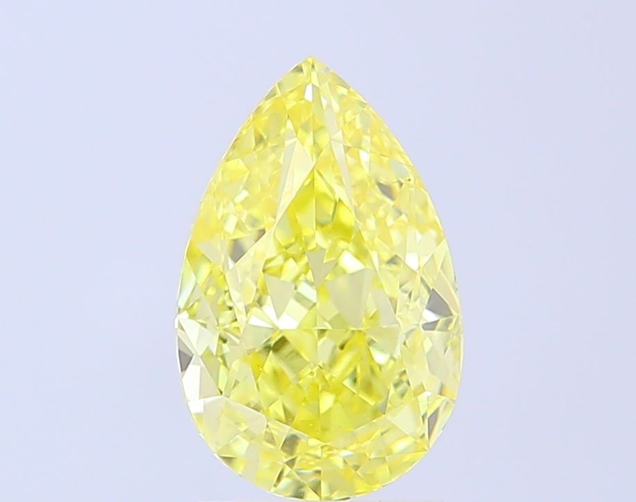 Loose Diamond - PEAR 3.02ct Fancy Intense Yellow VS1: Loose Diamond - PEAR 3.02ct Fancy Intense Yellow VS1 Source: This is a real non-mined Diamond that has been grown in a lab Shape: PEAR Carats: 3.02 Color: Fancy Intense Yellow Certification: IGI Video
