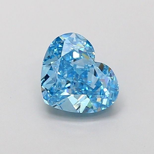 Loose Diamond - HEART 1.02ct Fancy Vivid Blue VVS2: Loose Diamond - HEART 1.02ct Fancy Vivid Blue VVS2 Source: This is a real non-mined Diamond that has been grown in a lab Shape: HEART Carats: 1.02 Color: Fancy Vivid Blue Certification: IGI Video: