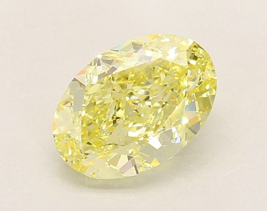 Loose Diamond - OVAL 2.57ct Fancy Yellow VS1: Loose Diamond - OVAL 2.57ct Fancy Yellow VS1 Source: This is a real non-mined Diamond that has been grown in a lab Shape: OVAL Carats: 2.57 Color: Fancy Yellow Certification: IGI Video: