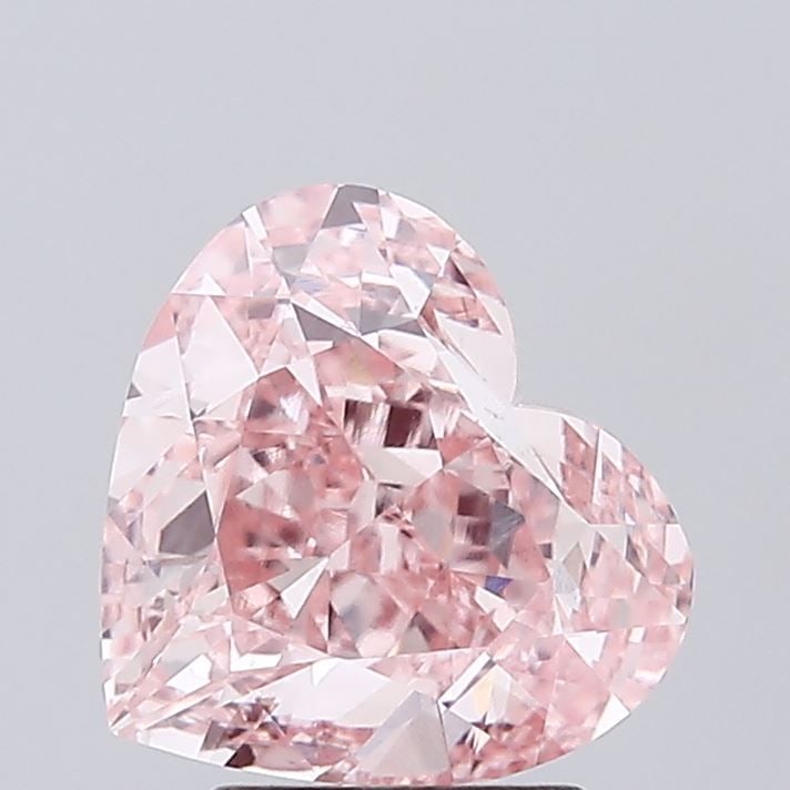 Loose Diamond - HEART 3.0ct Fancy Vivid Pink VVS2: Loose Diamond - HEART 3.0ct Fancy Vivid Pink VVS2 Source: This is a real non-mined Diamond that has been grown in a lab Shape: HEART Carats: 3.0 Color: Fancy Vivid Pink Certification: IGI Video: