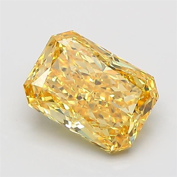 Loose Diamond - RADIANT 2.08ct Fancy Vivid Yellow VS2: Loose Diamond - RADIANT 2.08ct Fancy Vivid Yellow VS2 Source: This is a real non-mined Diamond that has been grown in a lab Shape: RADIANT Carats: 2.08 Color: Fancy Vivid Yellow Certification: IGI Vid