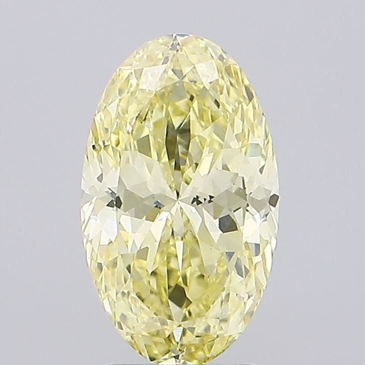 Loose Diamond - OVAL 2.93ct Fancy Intense Yellow VVS2: Loose Diamond - OVAL 2.93ct Fancy Intense Yellow VVS2 Source: This is a real non-mined Diamond that has been grown in a lab Shape: OVAL Carats: 2.93 Color: Fancy Intense Yellow Certification: IGI Vide