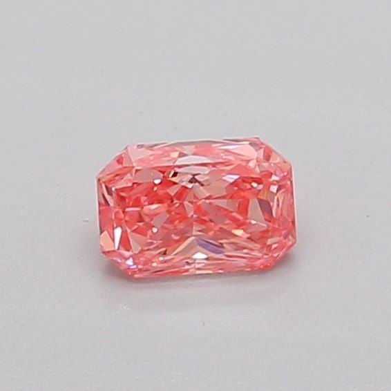 Loose Diamond - RADIANT 0.3ct Fancy Vivid Pink VS1: Loose Diamond - RADIANT 0.3ct Fancy Vivid Pink VS1 Source: This is a real non-mined Diamond that has been grown in a lab Shape: RADIANT Carats: 0.3 Color: Fancy Vivid Pink Certification: IGI Video: