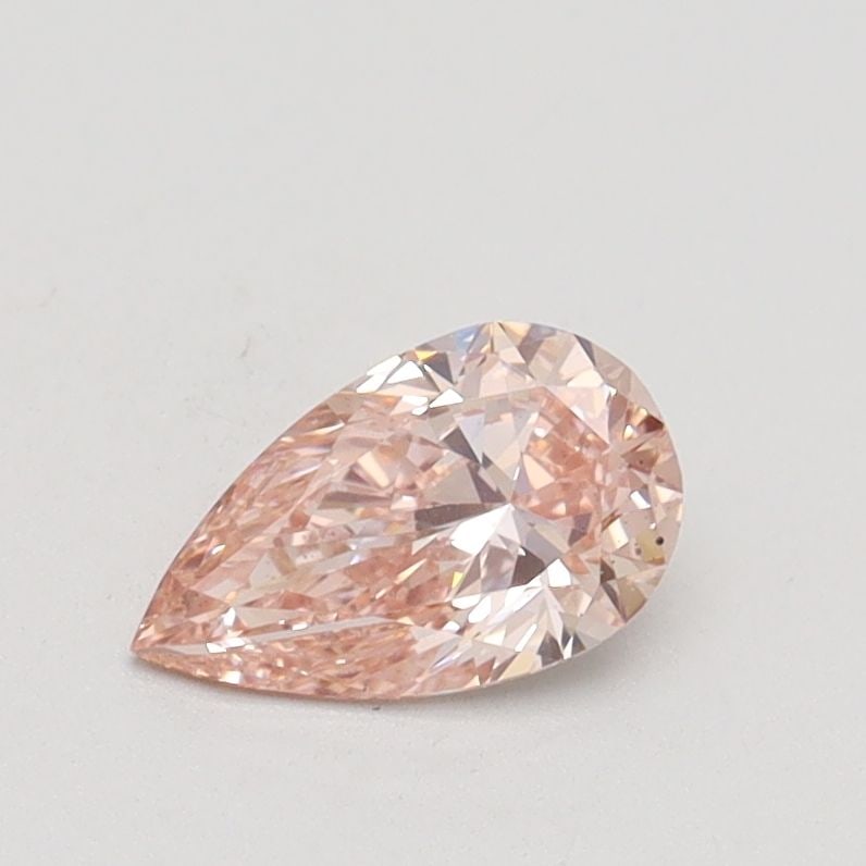 Loose Diamond - PEAR 0.5ct Fancy Pink VS2: Loose Diamond - PEAR 0.5ct Fancy Pink VS2 Source: This is a real non-mined Diamond that has been grown in a lab Shape: PEAR Carats: 0.5 Color: Fancy Pink Certification: IGI Video: