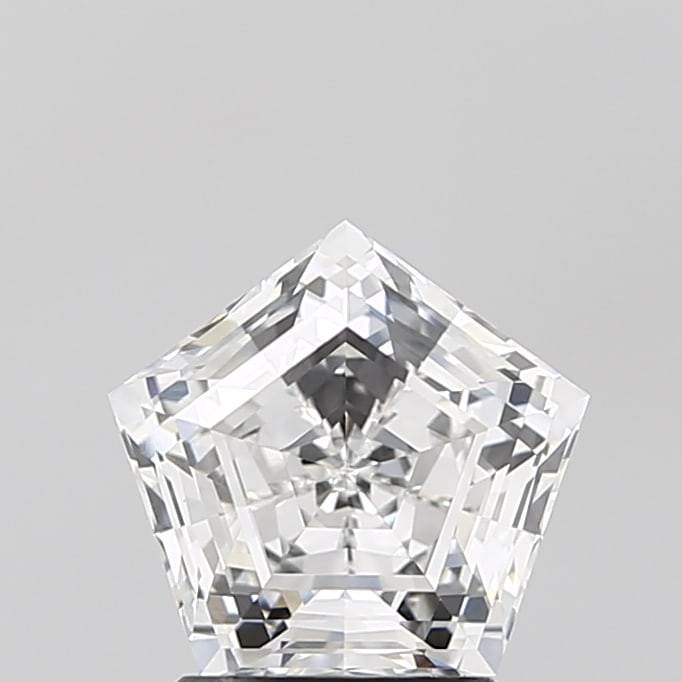 Loose Diamond - PENTAGONAL 2.08ct E VVS2: Loose Diamond - PENTAGONAL 2.08ct E VVS2 Source: This is a real non-mined Diamond that has been grown in a lab Shape: PENTAGONAL Carats: 2.08 Color: E Clarity: VVS2 Certification: IGI Condition: Pre-O